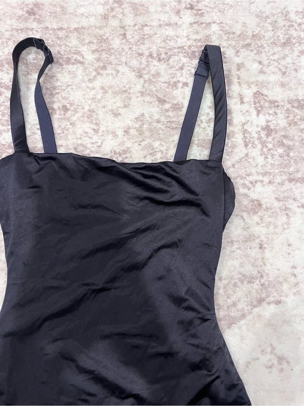 Skims Gunmetal Black One Piece Swimsuit